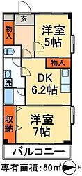 Forbitezza 2DKの間取図画像