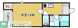 Villa Avenir 1Kの間取図画像