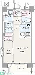 ガーラ・レジデンス浅草 1LDKの間取図画像