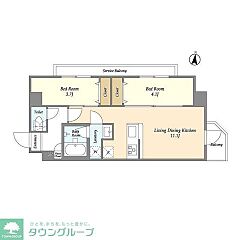 物件の間取り