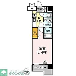 カーサ　フェリーチェ　柴又 1階1Kの間取り