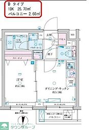 京成押上線 京成立石駅 徒歩10分の賃貸マンション 1階1DKの間取り