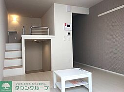 日暮里舎人ライナー 見沼代親水公園駅 徒歩10分の賃貸アパート 2階ワンルームのリビング/ダイニング