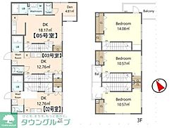 プラチナフォルム堀切菖蒲園 1LDKの間取図画像