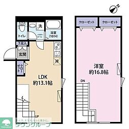 Cion Ohanajaya 1LDKの間取図画像