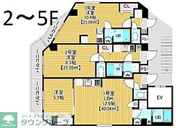 JR常磐線 南千住駅 徒歩10分の賃貸マンション 5階ワンルームの間取り