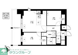 東京マンション 5階1SLDKの間取り