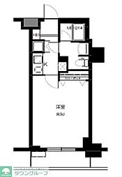 Ｔ＆Ｇ神田マンション 8階1Kの間取り