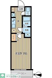 OrchidResidence両国2 1Kの間取図画像