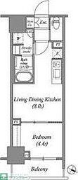 ACP Residence 浅草 1LDKの間取図画像