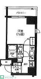 アイル王子ノルド 1Kの間取図画像