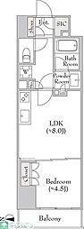 ルミーク錦糸町 1LDKの間取図画像
