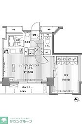 ヒューリックレジデンス茗荷谷 1LDKの間取図画像
