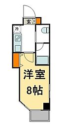 コンフォリア浅草橋DEUX 1Kの間取図画像