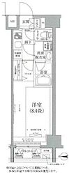 ルフレプレミアム神楽坂 1Kの間取図画像