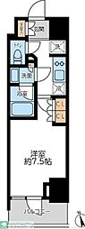 プライマル浅草言問通 1Kの間取図画像