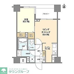 クリオ三ノ輪ラ・モード 1LDKの間取図画像
