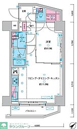 台東区千束4丁目マンション 1LDKの間取図画像