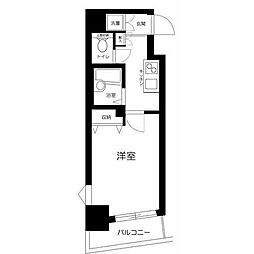 パークウェル千駄木駅前 1Kの間取図画像