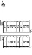 レオパレスラ　グラシューズ 303 ｜ 京都府京田辺市三山木柳ケ町（賃貸マンション1K・3階・26.08㎡） その4