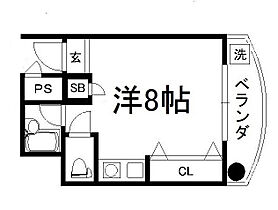 カサデルアダージョ 501 ｜ 京都府京田辺市田辺中央5丁目（賃貸マンション1R・5階・21.56㎡） その2