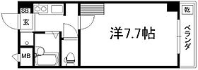 来春入居フルールロード 107 ｜ 京都府京田辺市田辺中央2丁目（賃貸マンション1K・1階・23.12㎡） その2