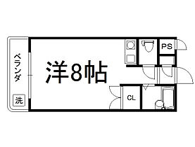 来春入居カサデルアダージョ 408 ｜ 京都府京田辺市田辺中央5丁目（賃貸マンション1R・4階・21.56㎡） その2