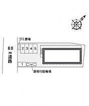 レオパレスクール　ド　ロータス 203 ｜ 京都府京田辺市田辺辻9-1（賃貸アパート1K・2階・22.35㎡） その3