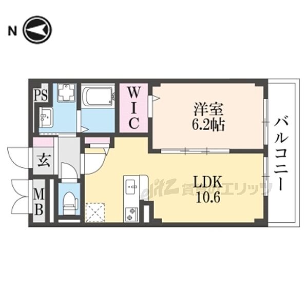 プラトウハウス 305｜奈良県奈良市大安寺２丁目(賃貸マンション1LDK・3階・42.94㎡)の写真 その2