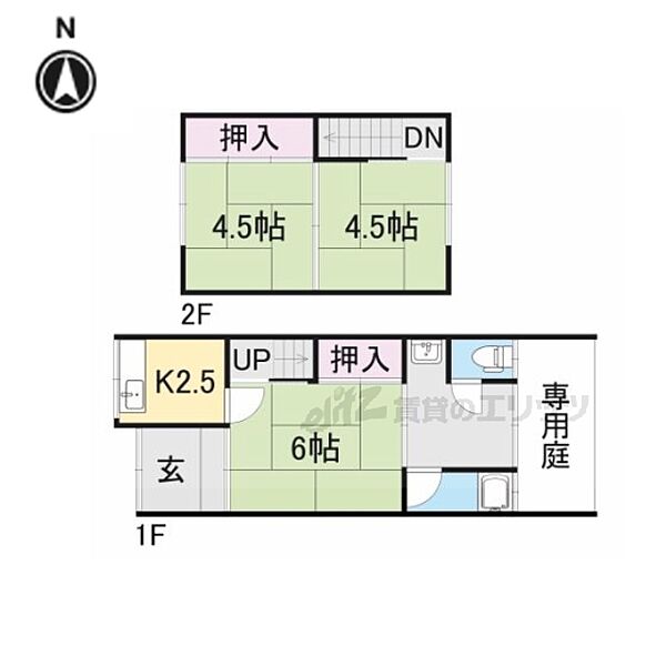 平和ハイツ E｜奈良県橿原市小綱町(賃貸アパート3DK・1階・48.26㎡)の写真 その2