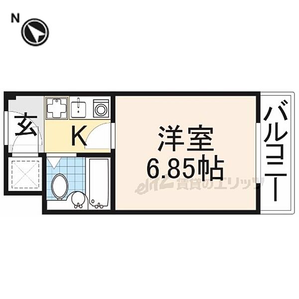 エヌエムドゥーズ 311｜奈良県奈良市帝塚山６丁目(賃貸マンション1K・3階・19.00㎡)の写真 その2