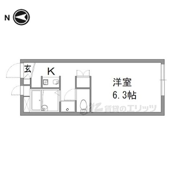 奈良県大和郡山市筒井町(賃貸アパート1K・2階・19.87㎡)の写真 その2