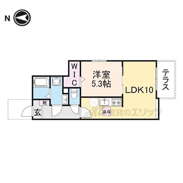 奈良県奈良市南京終町４丁目(賃貸アパート1LDK・1階・37.97㎡)の写真 その2