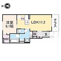 奈良県生駒郡斑鳩町法隆寺東２丁目（賃貸アパート1LDK・1階・44.18㎡） その2