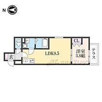 フォレ郡山 103 ｜ 奈良県大和郡山市筒井町（賃貸アパート1LDK・1階・31.67㎡） その2