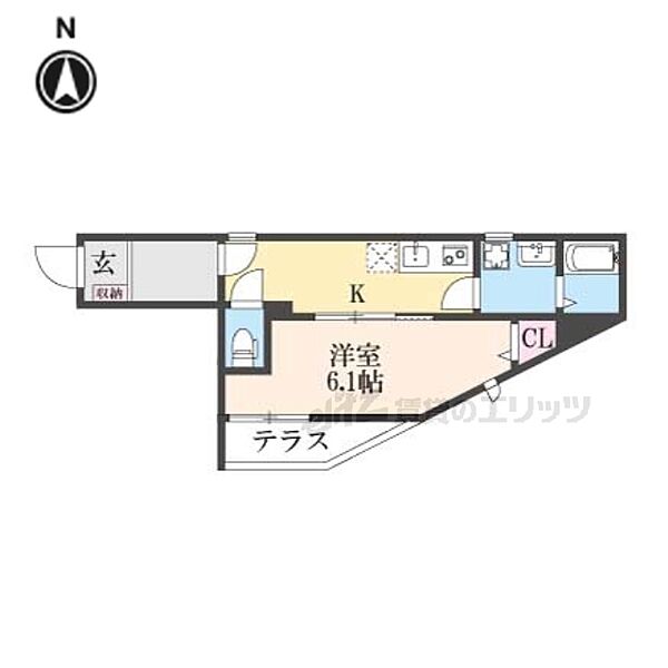 ＷｉｎｄＢｅｌｌ出口 104｜大阪府枚方市出口５丁目(賃貸アパート1K・1階・29.27㎡)の写真 その2