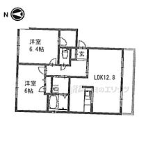 フルール櫟本Ａ 202 ｜ 奈良県天理市櫟本町（賃貸アパート2LDK・2階・57.40㎡） その2