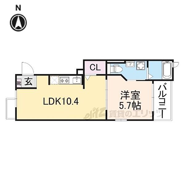 ルミエール　ハタ 202｜大阪府寝屋川市秦町(賃貸アパート1LDK・2階・35.76㎡)の写真 その1