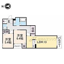 奈良県天理市中町（賃貸マンション2LDK・2階・64.88㎡） その2