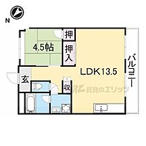 コーポ南生駒 205 ｜ 奈良県生駒市小平尾町（賃貸マンション1LDK・3階・47.00㎡） その2