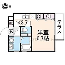 クレアール郡山I 301 ｜ 奈良県大和郡山市東岡町（賃貸アパート1K・3階・25.43㎡） その1