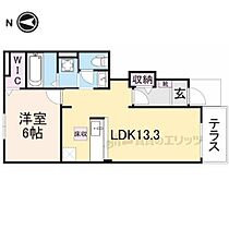 サンリット　法隆寺III 101 ｜ 奈良県生駒郡斑鳩町法隆寺東２丁目（賃貸アパート1LDK・1階・46.83㎡） その1