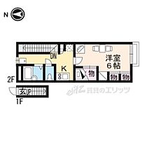 奈良県天理市勾田町（賃貸アパート1K・2階・26.08㎡） その1