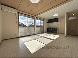 レジデンスボナールII 202 2階1LDKのリビング/ダイニング