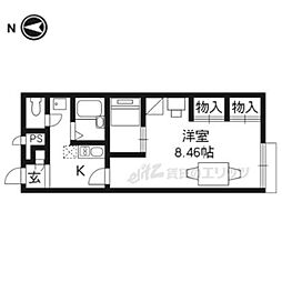 JR片町線(学研都市線) 津田駅 徒歩12分の賃貸アパート