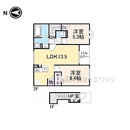 マホラ 2LDKの間取図画像