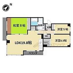 ローレルスクエア登美ケ丘1番館 3LDKの間取図画像