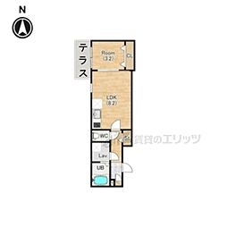 ジーメゾン富雄フォルシェ 1LDKの間取図画像
