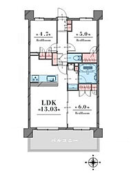 間取図画像 3LDK