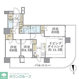 間取図画像 3LDK